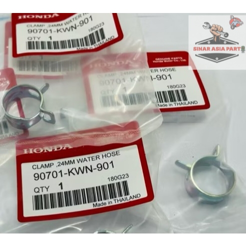 CLAMP KLEM SELANG RADIATOR 24MM HONDA VARIO 110,125,150, PCX, ADV THAILAND