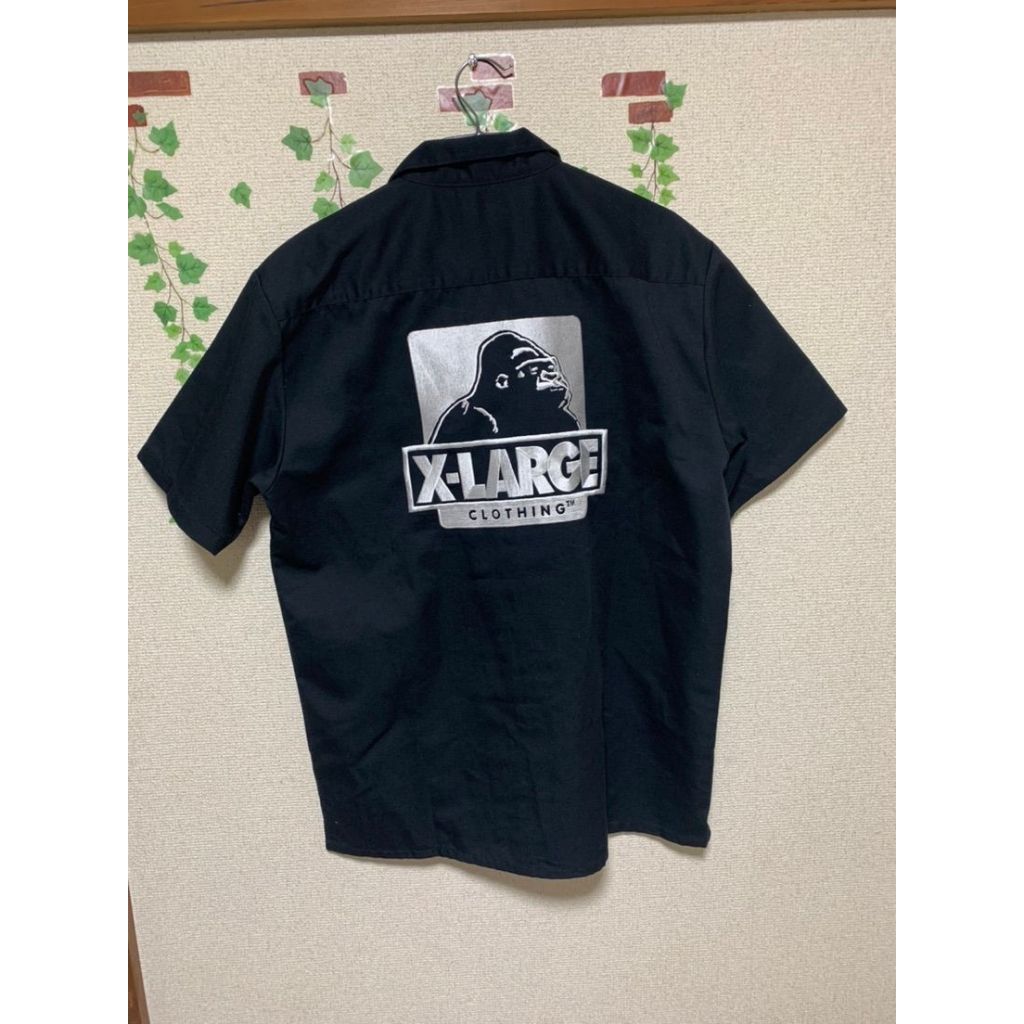 Kemeja Xlarge Lengan Panjang Hitam Like New Sise S