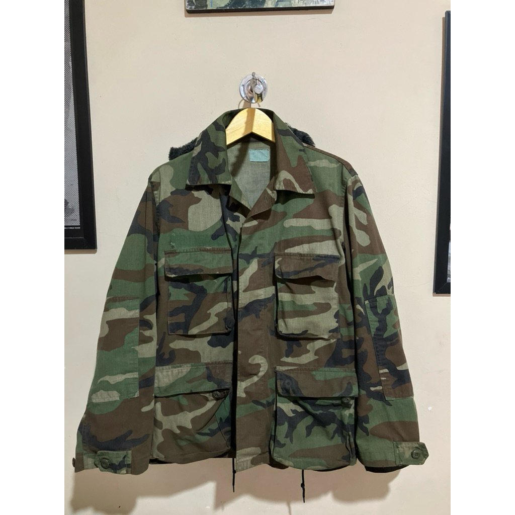 Vintage Military field Jacket Camouflage