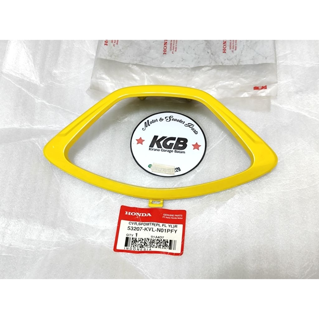 cover spido meter supra x 125 kuning Batman ori baru ahm  53207 kvl N01PFY