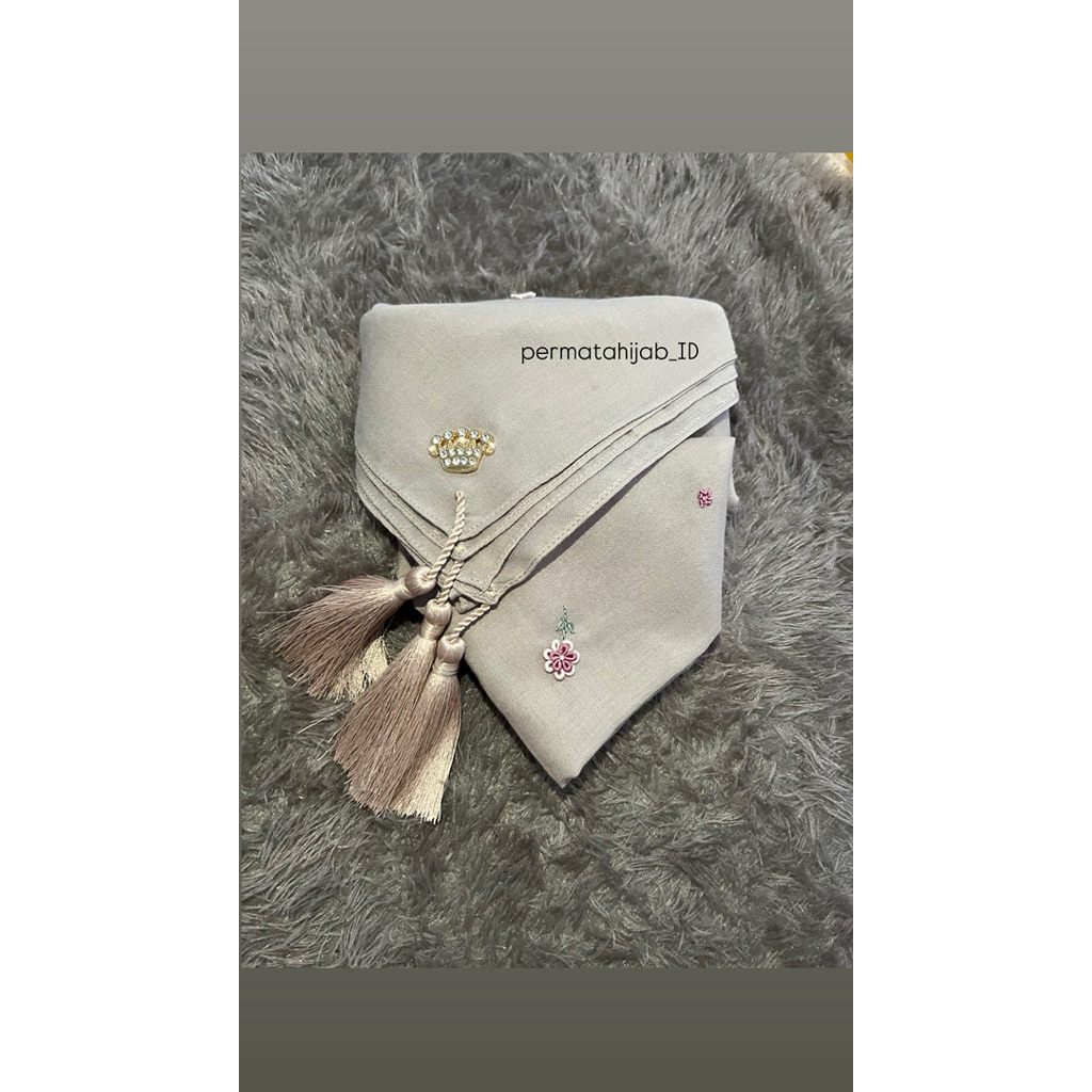 Hijab Sulam Syar’i Tassel Paris Premium