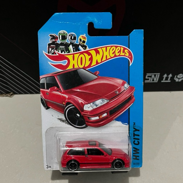 Hot Wheels Honda Civic EF HotWheels Honda Civic Merah