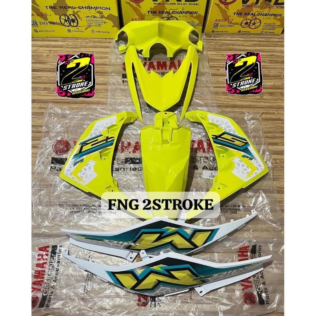 COVER BODY HALUS FULLSET YAMAHA MIO M3 MIO Z MIO 125 BODI SET MIO M3 125 WARNA KUNING PUTIH