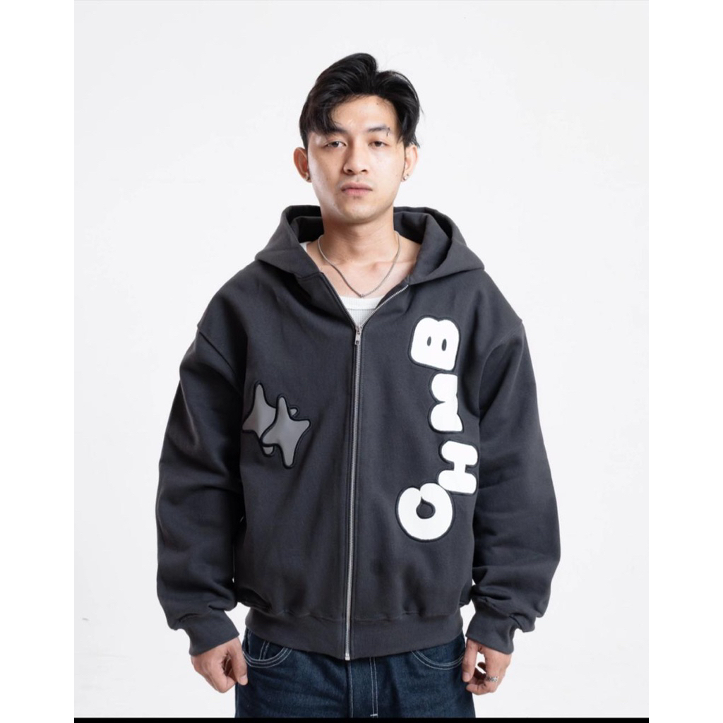 Boxy Zip Hoodie CHMB
