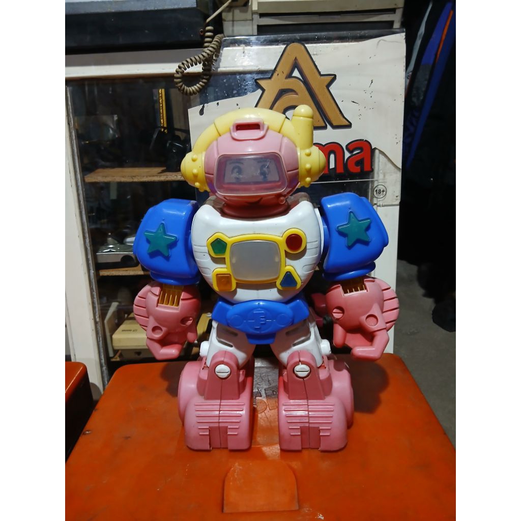 Robot 135rb jadul antik kuno lawas vintage display anggap mati