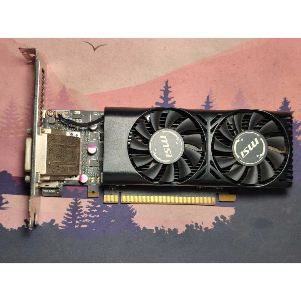 VGA MSI GeForce GTX 1050 TI 4GB Lp Dual Fan DDR5 128Bit | GTX1050ti Low Profile