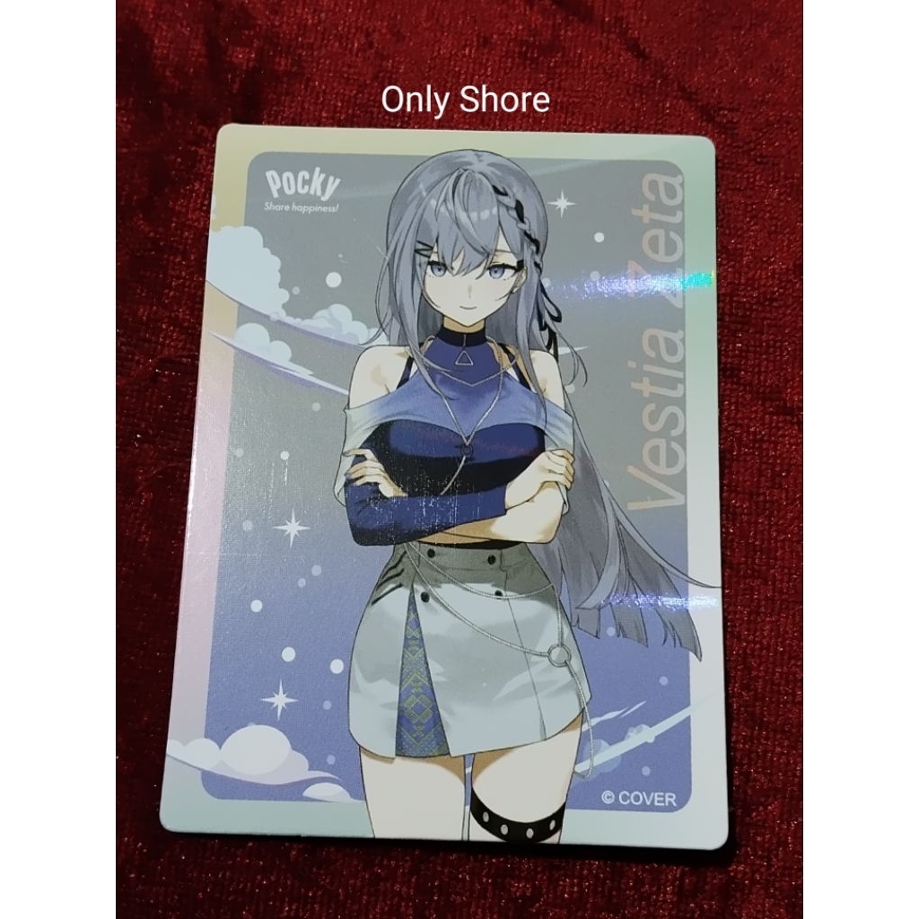 Official Merchandise Pocky x Hololive ID Virtual Youtuber VTuber Photocard Kartu Selected
