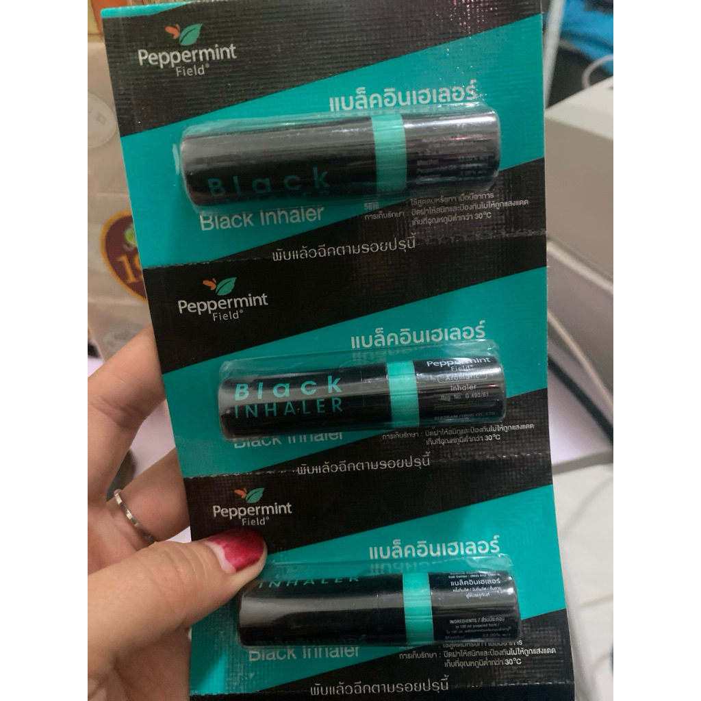 BLACK INHALER PEPPERMINT