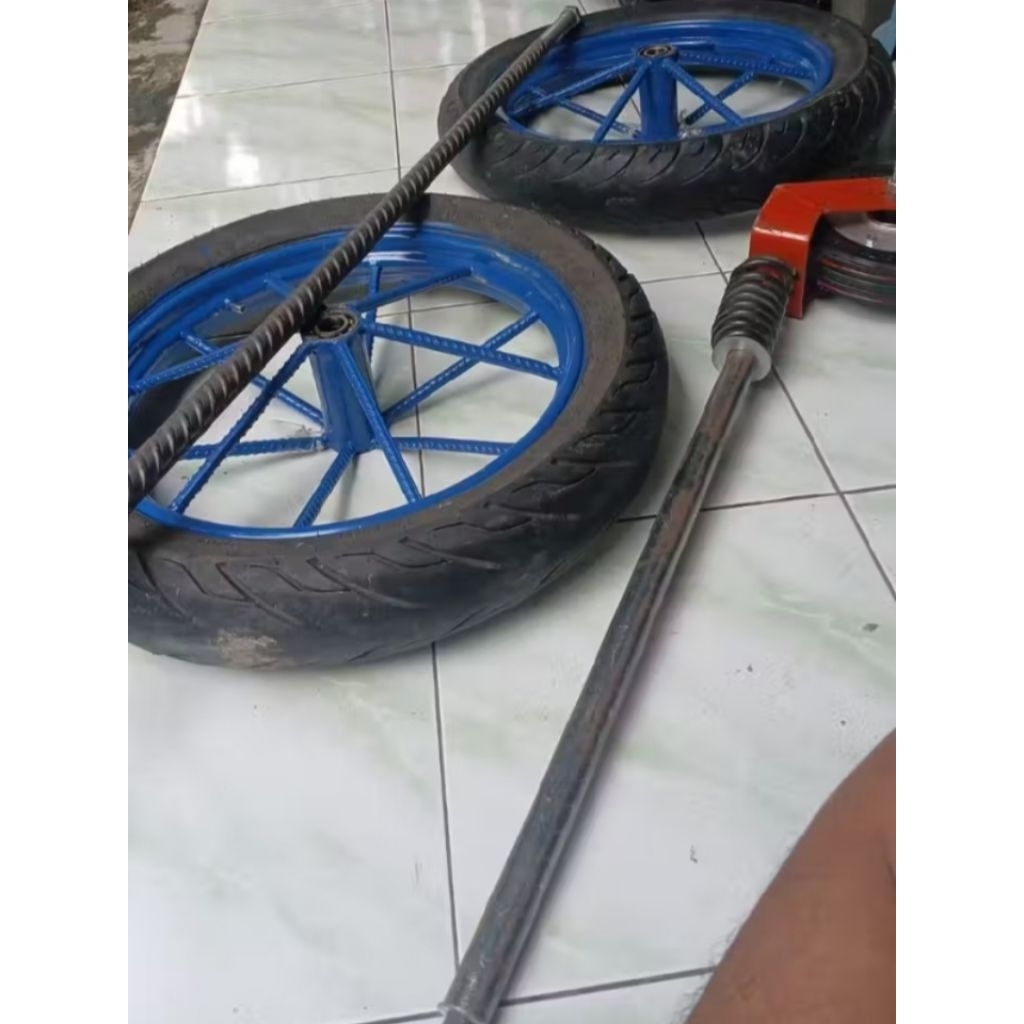 FULL SET RODA GEROBAK DORONG BEHEL RING 14 TINGGAL PASANG SAJA