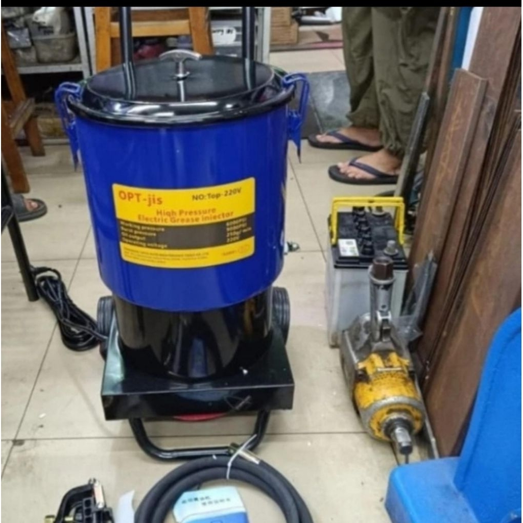 Pompa gemuk elctric 15 liter 220 volt electric grease pump 15 liter