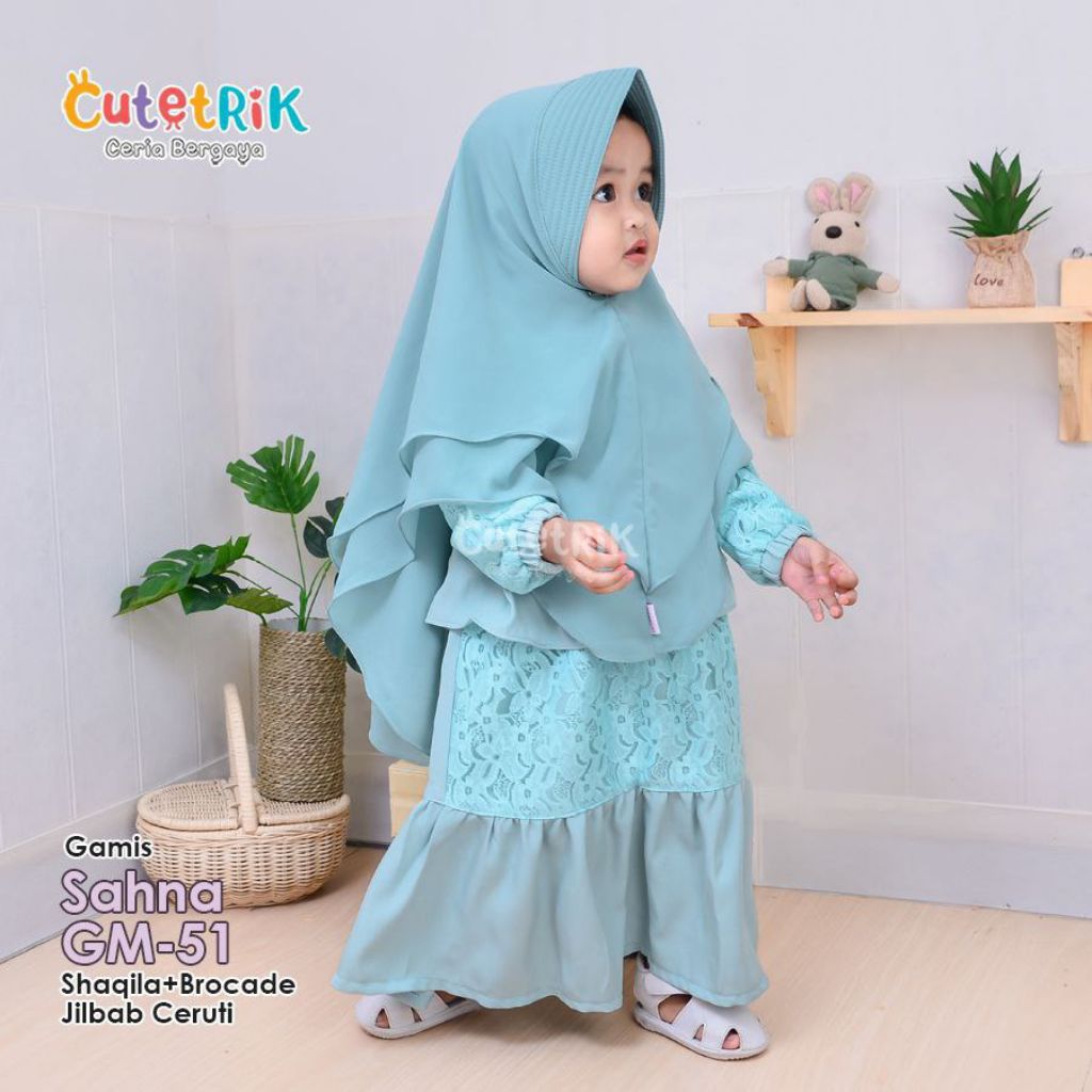 GAMIS PESTA BAYI BATITA BALITA 1 2 3 4 5 6 8 9 TAHUN WARNA BIRU TOSCA SAHNA BY CUTETRIK GAMIS KONDAN