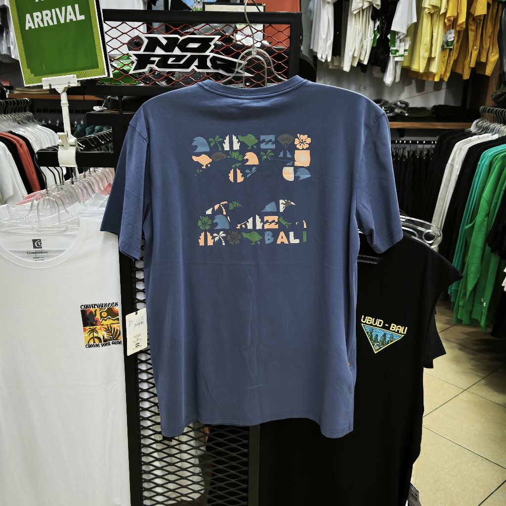 Kaos Billabong Bali Wave SS SLB Blue Original