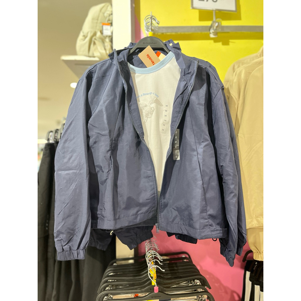 Jacket parasut wanita korean style by nevada matahari store