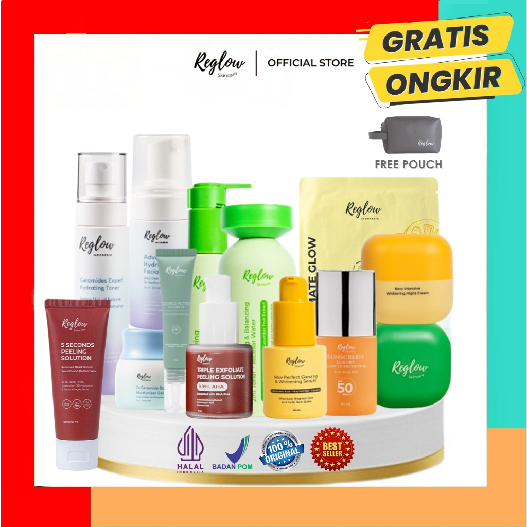 REGLOW DR SHINDY SKINCARE ORIGINAL PAKET OFFICIAL STORE RESMI