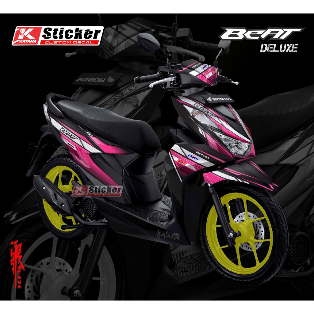Decal BEAT Deluxe Full Body Termurah | Stiker Motor Racing Desain Keren