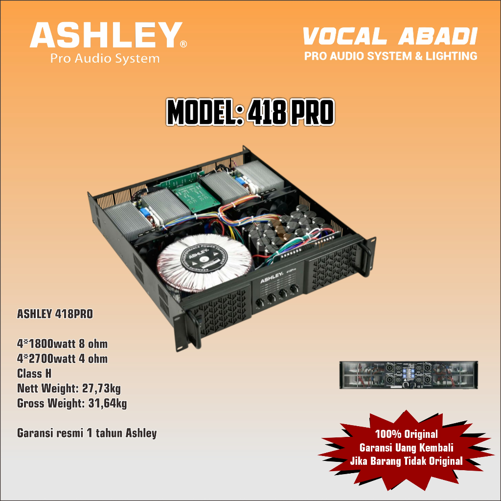 POWER ASHLEY 418 PRO