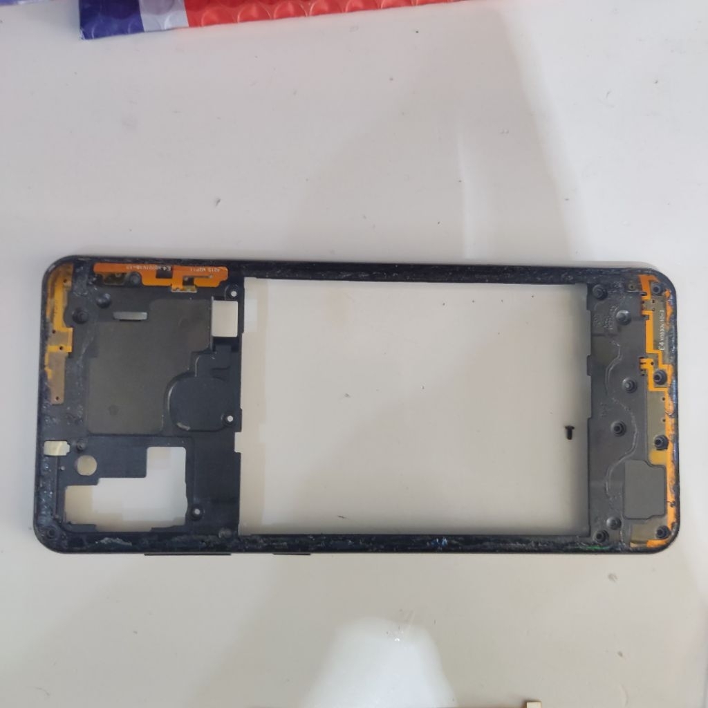 Frame Samsung A21s Fleksibel charge lcd sim tray fingerprint getar