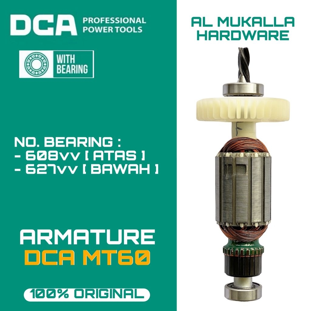 DCA Armature Angker MT60 MT602 Mesin Bor 10mm Maktec – 100% Tembaga Original