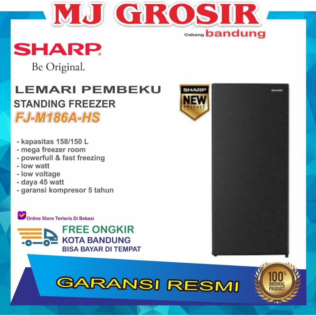 SHARP FREEZER FJM 189 NSS FJM189 NSS 6 RAK FREESER ES BATU ASI DLL