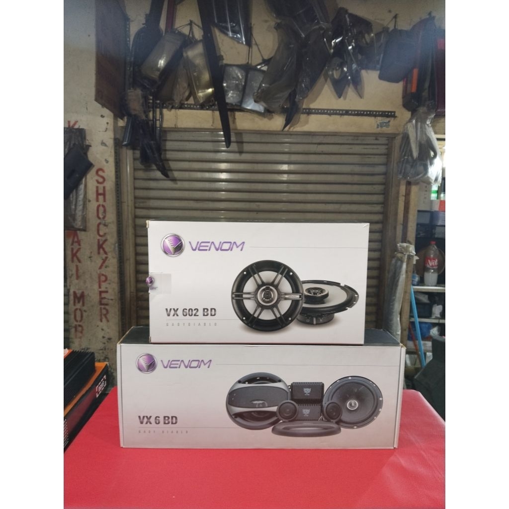 paket speaker Venom Baby Diablo VX 602 BD Speaker Coaxial 2 Way Original Speaker split venom baby di