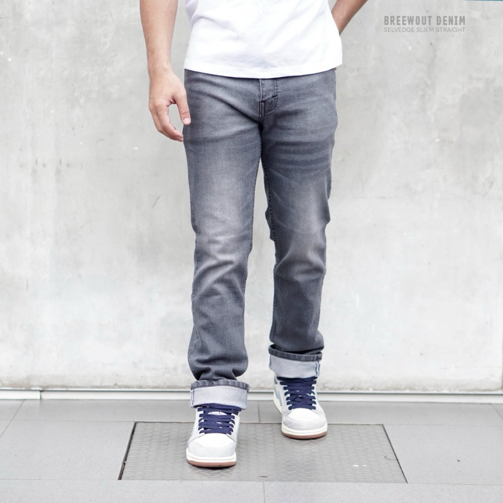 BREEWOUT VINTAGE DENIM /CELANA DENIM PRIA/CELANA DENIM PANJANG PRIA/CELANA DENIM SELVEDGE