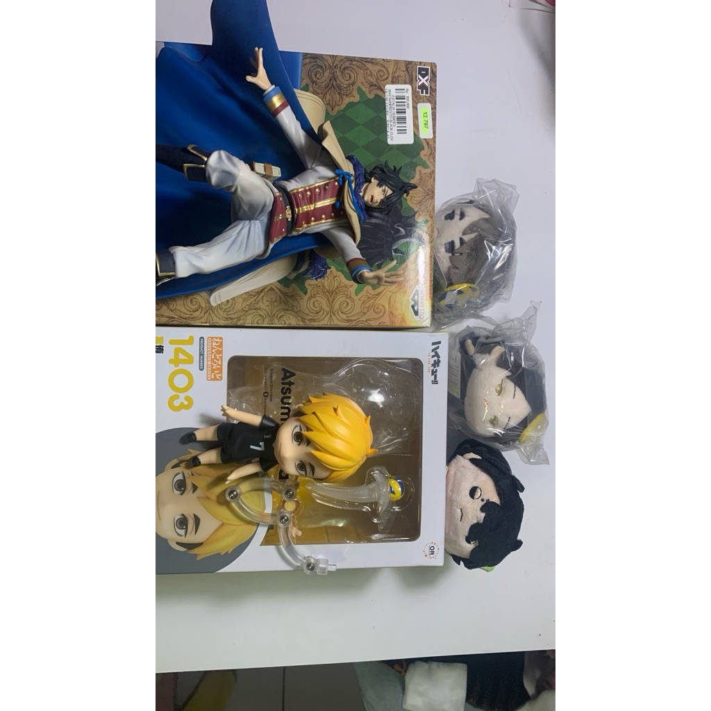 nendoroid atsumu, banpresto yuno, mochii suna osamu, noru sakusa msby