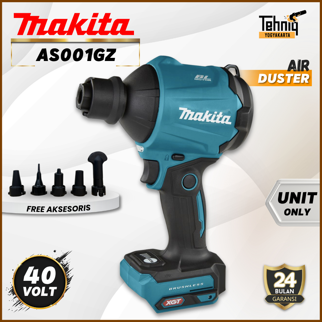 Makita AS001GZ 40V Cordless Air Duster / Blower Portable 40 Volt Blower Air Duster
