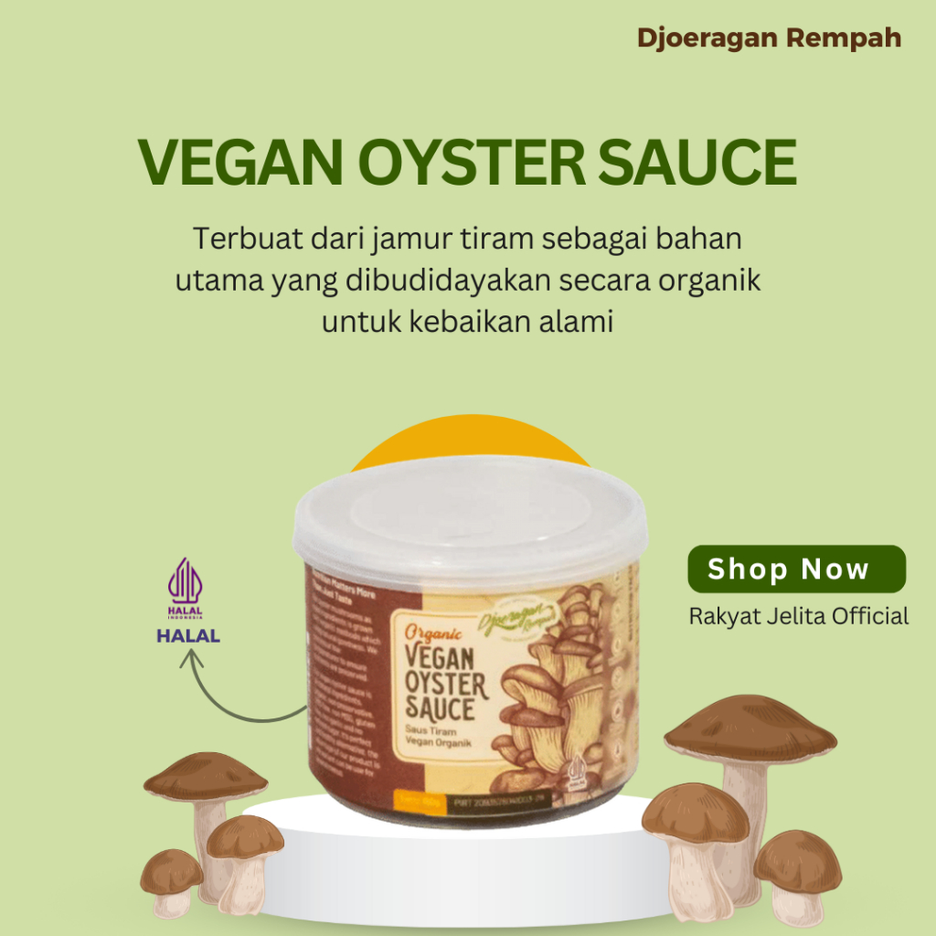 DJOERAGAN REMPAH Saus Tiram Organik 150gr