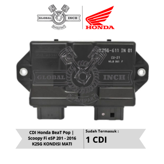 CDI Honda BeaT FI eSP | Honda Scoopy FI eSP K25G-611 IN 01 Original KONDISI MATI