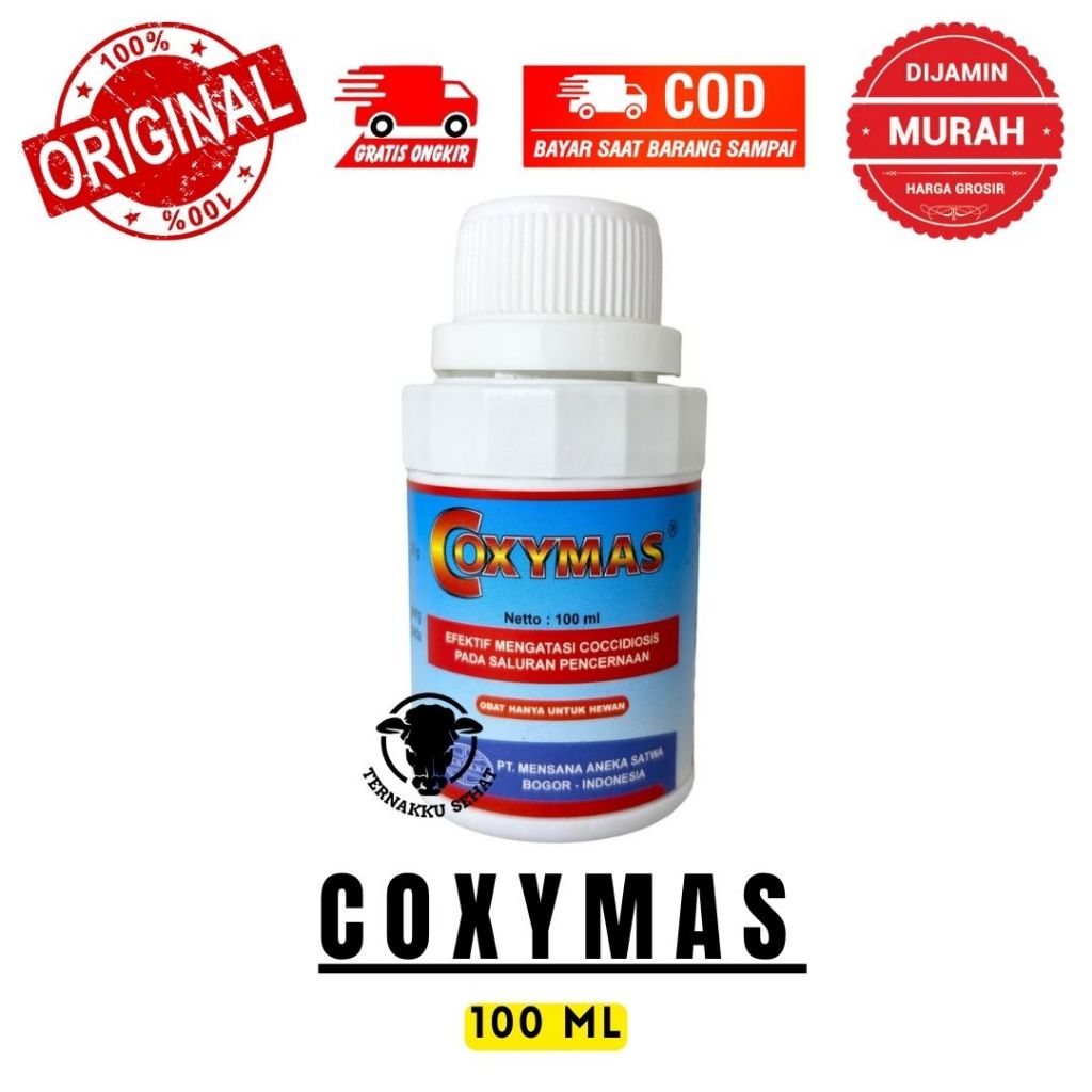 COXYMAS 100ML - Obat Ayam Berak Darah Cocci Pencernaan Hewan Unggas Ayam Coccidiosis