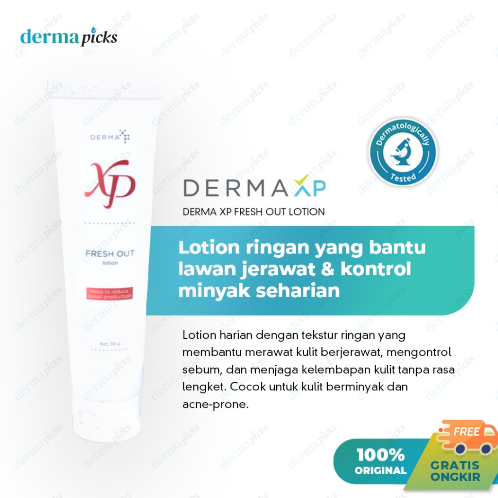 DERMA XP FRESH OUT LOTION | Lotion untuk Mengurangi Keringat