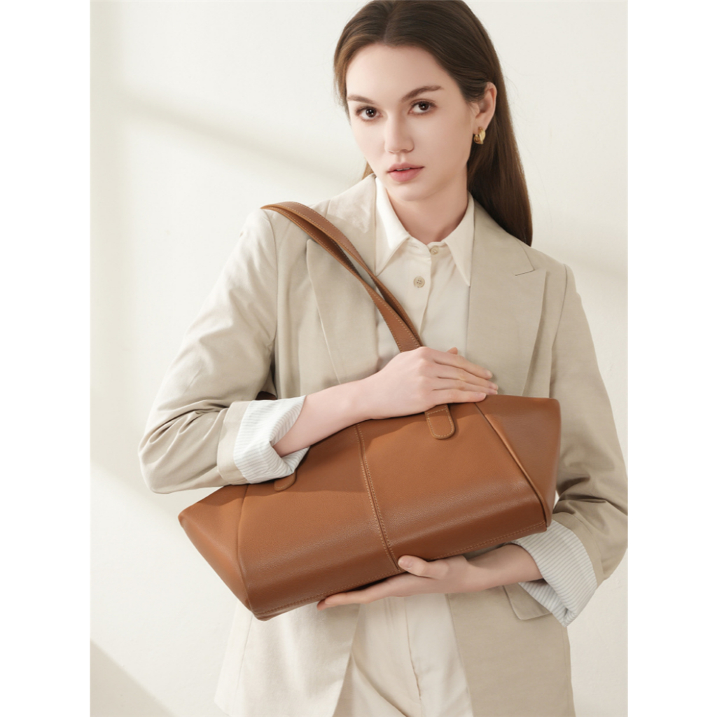 TAS BAHU WANITA ASLI KULIT SAPI/TOTE BAG ASLI KULIT SAPI JENIS FULL UP