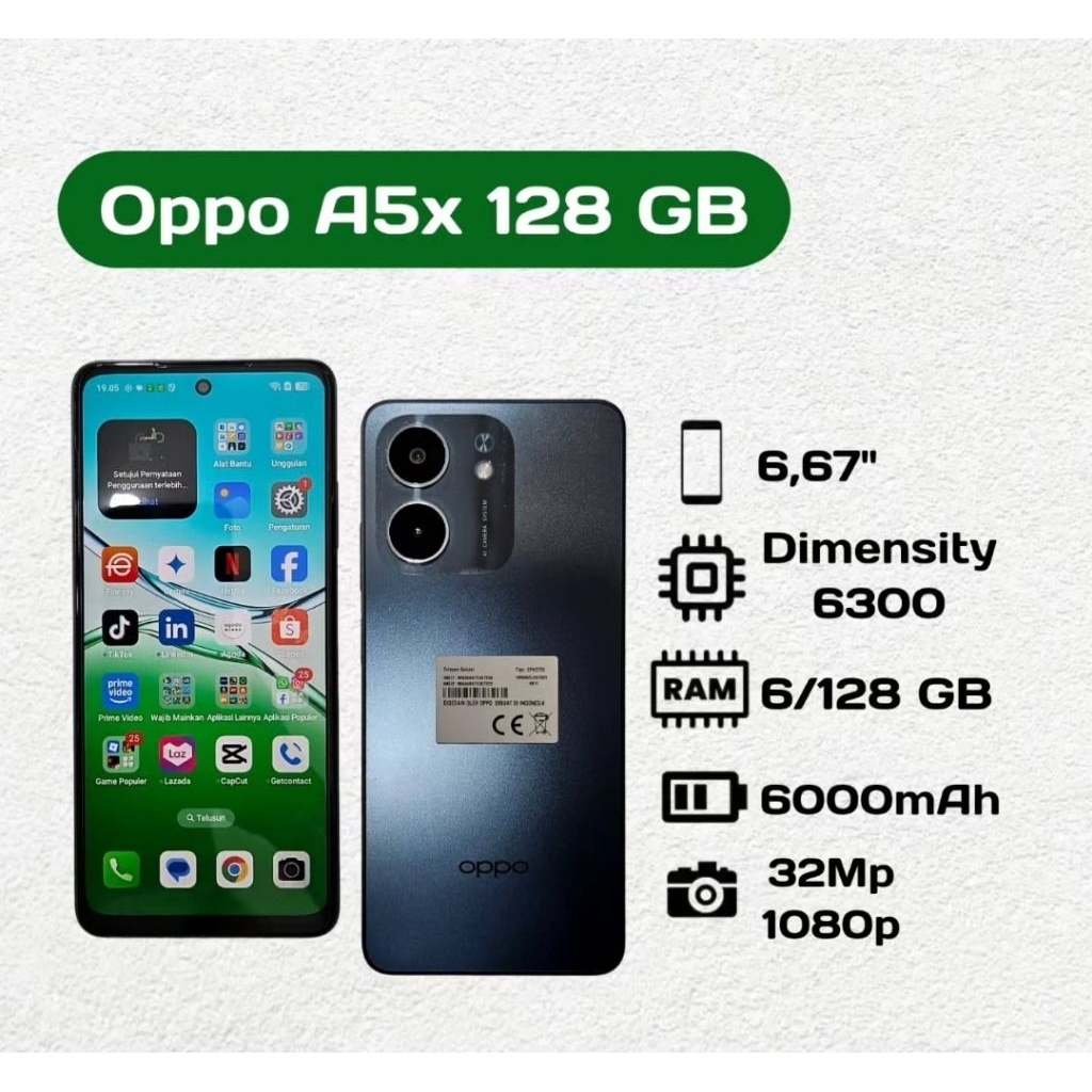Oppo A5X 6/128 GB Second