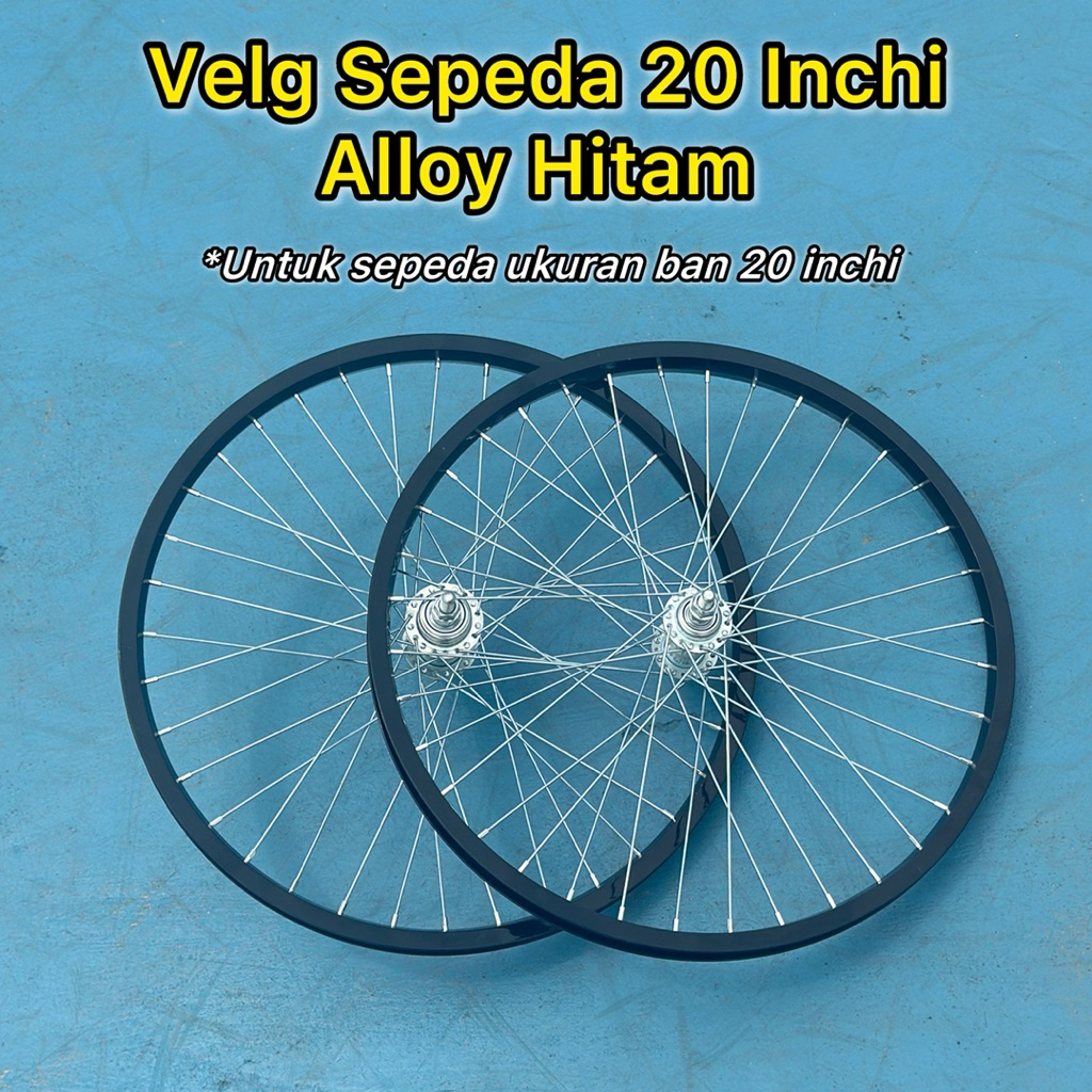 VELG SEPEDA BMX Velg Velg SETELAN SEPEDA 20 / PELEK SEPEDA 20 KOMPLIT / VELG SEPEDA JADI /Rim / Rim 
