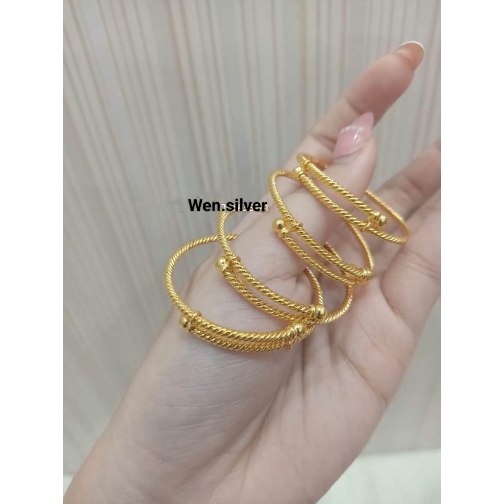 GELANG LILIT ANAK PERAK ASLI