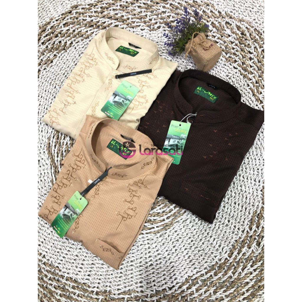 baju Koko merk Al-MIA MT JUMBO lengan pendek terbaru