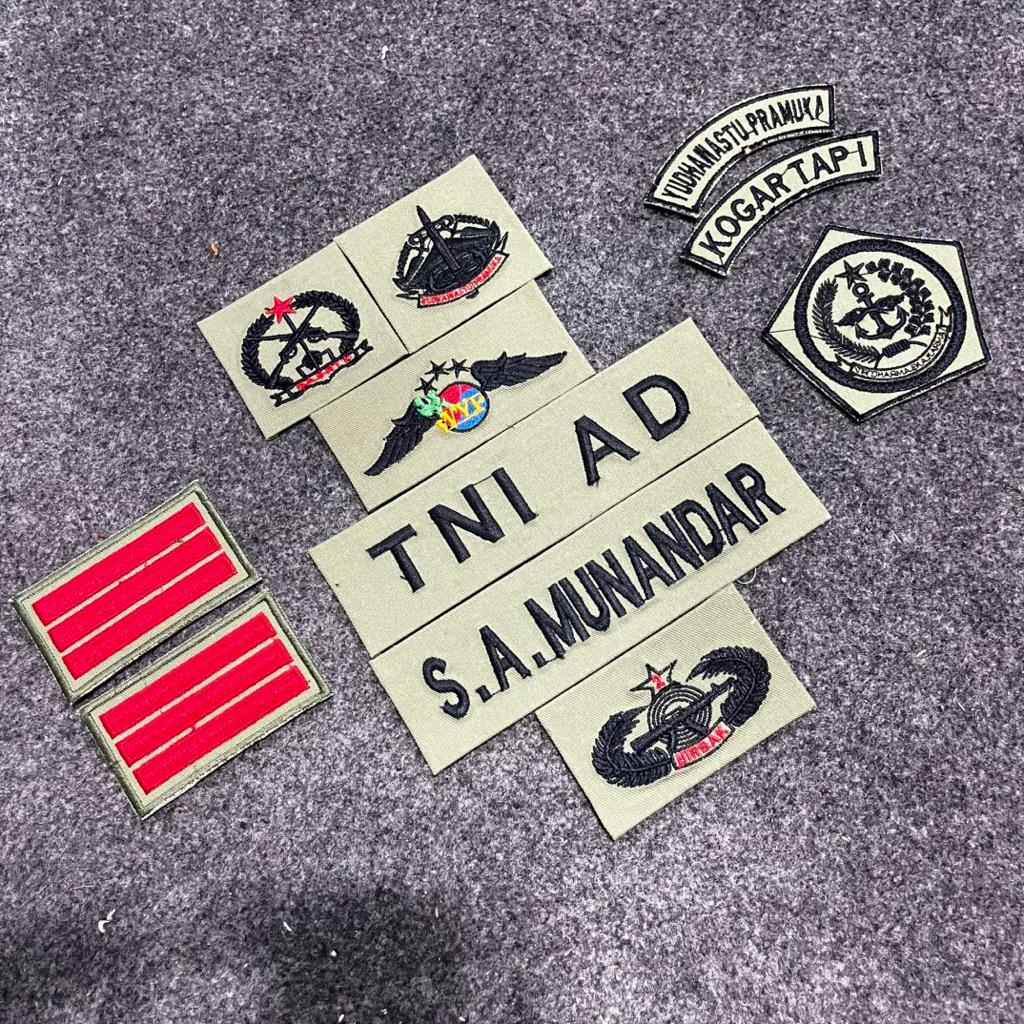 ATRIBUT BAJU PDL TERBARU PDL GREN SAGE/KOSTRAD/TRIMATRA PDL TERBARU