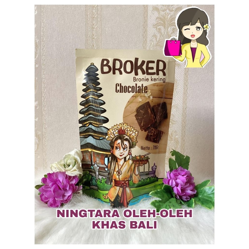 BROWNIE KERING CHOCOLATE BROKER (BROWNIES COKLAT)