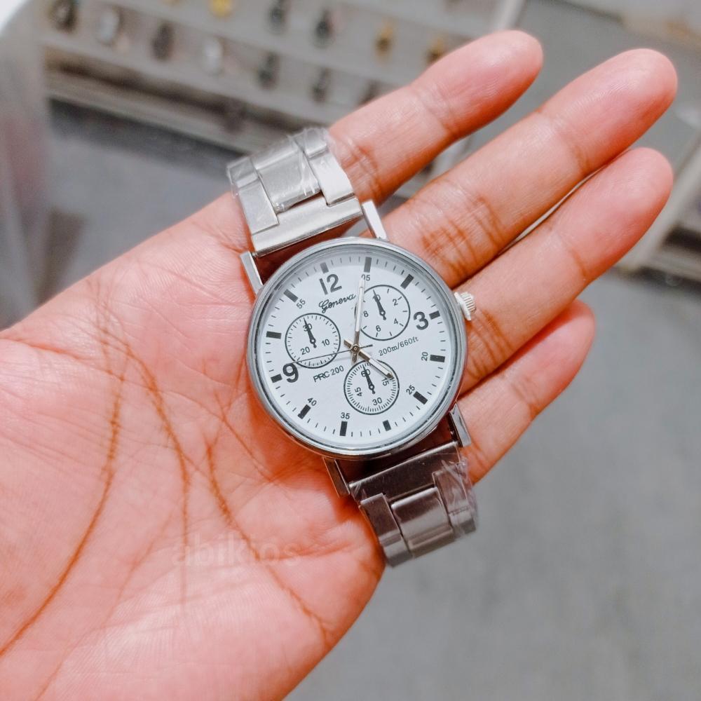 Jam tangan analog tipis pria wanita simpel kekinian jm11 good fashionable geneva