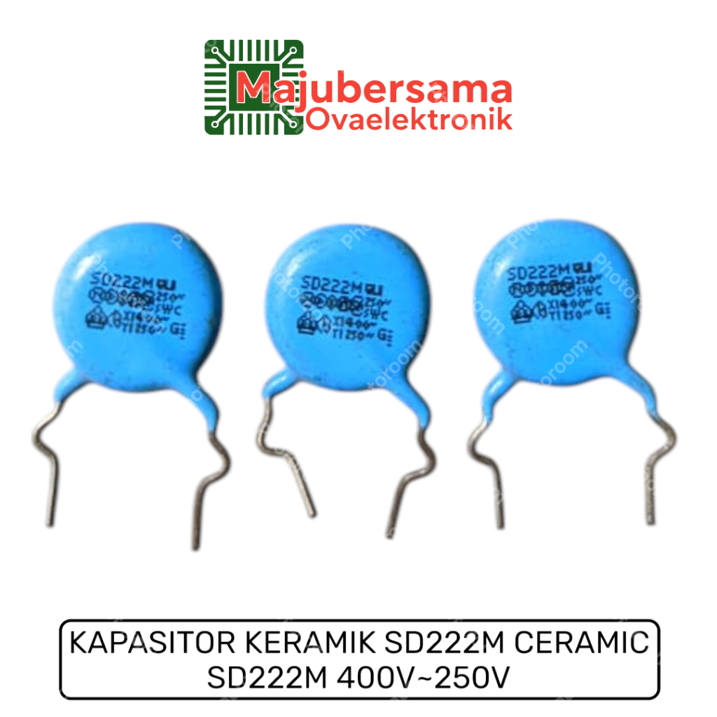 10Pcs - Kapasitor Keramik 222 2n2 2.2n 250v