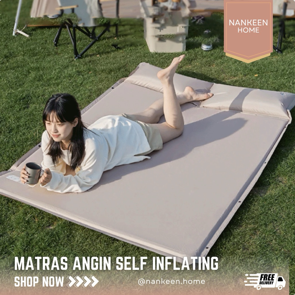 nankeen shop - Kasur Angin Camping/Kasur Gulung/Kasur Lipat/Kasur Camping Kasur Matras Angin/Kasur A