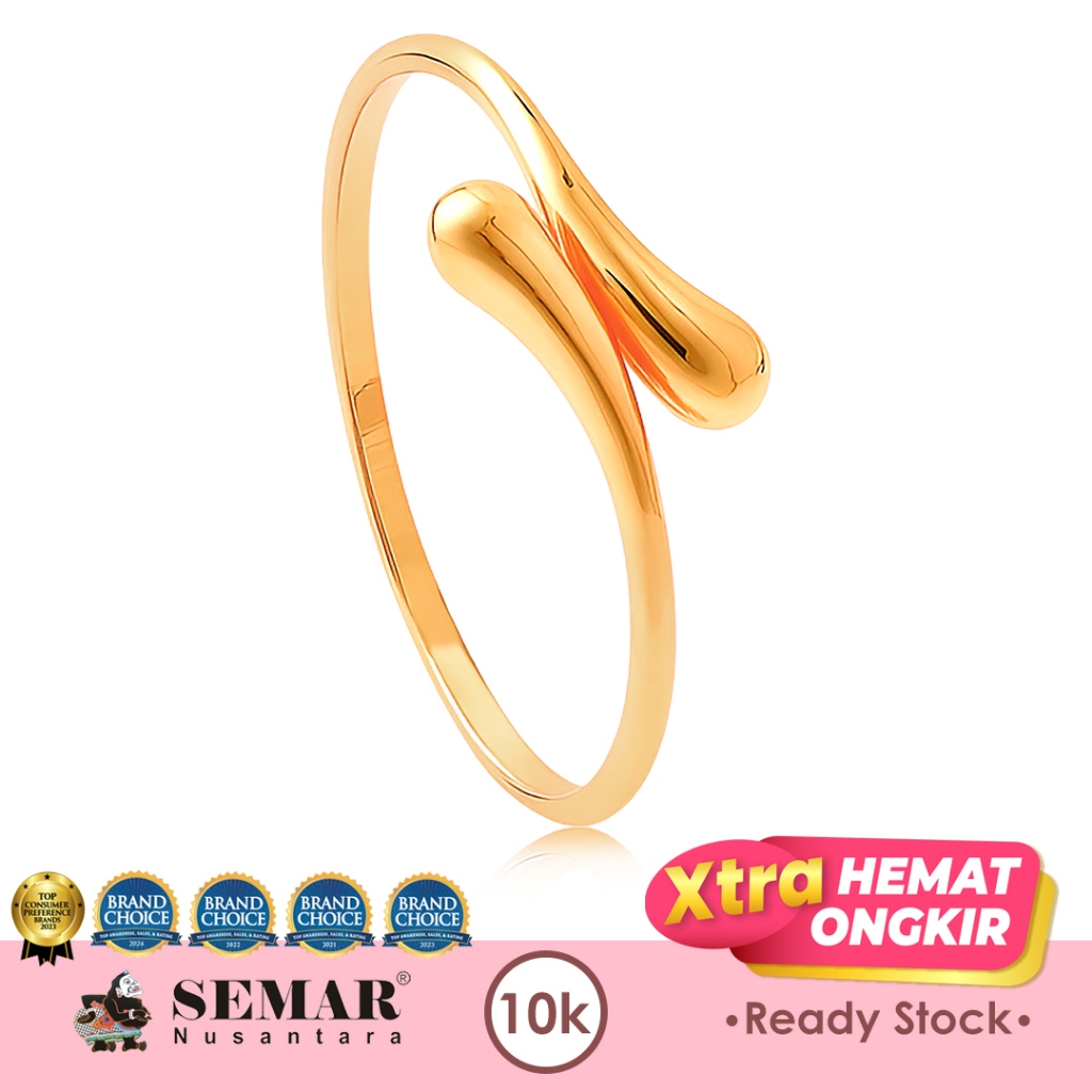 Cincin Emas Meghan Dew Gold 10K Semar Nusantara