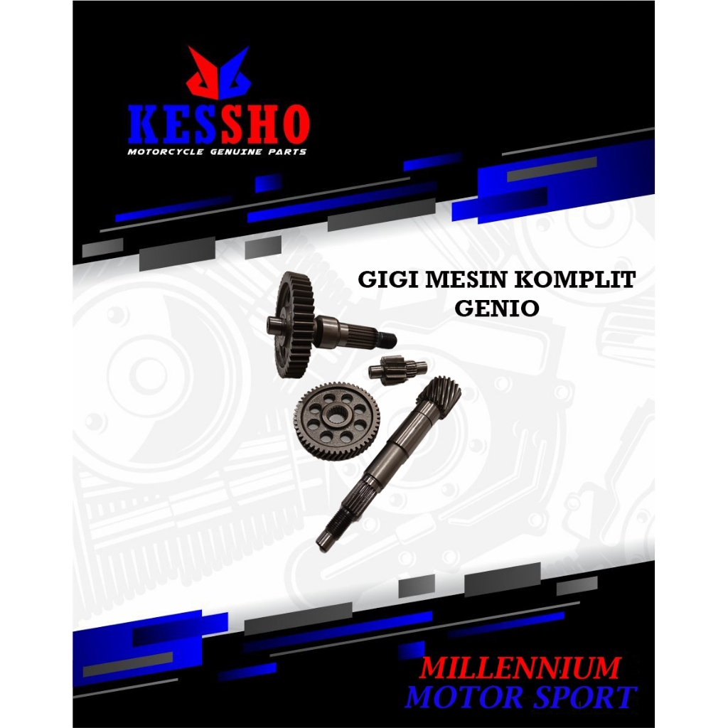 GIGI RASIO / GIGI MESIN KOMPLIT GENIO