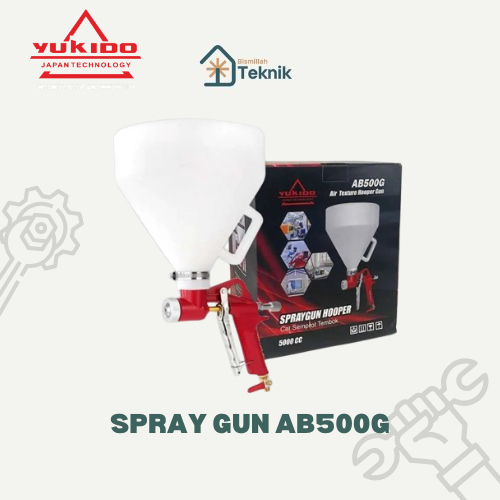 Yukido Spray Gun AB500G Merk Yukido 5000 cc