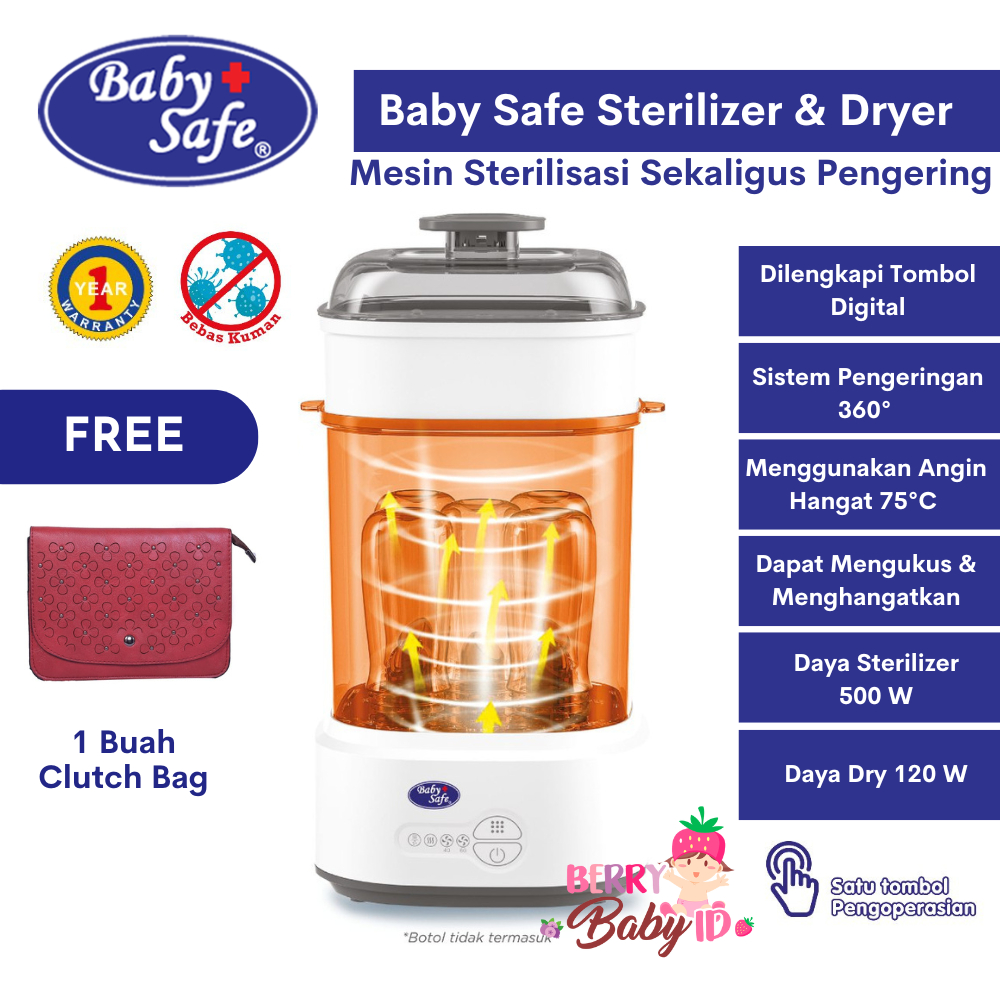 Berry Baby STE02 - Mesin Sterilisasi dan Pengering Botol Susu