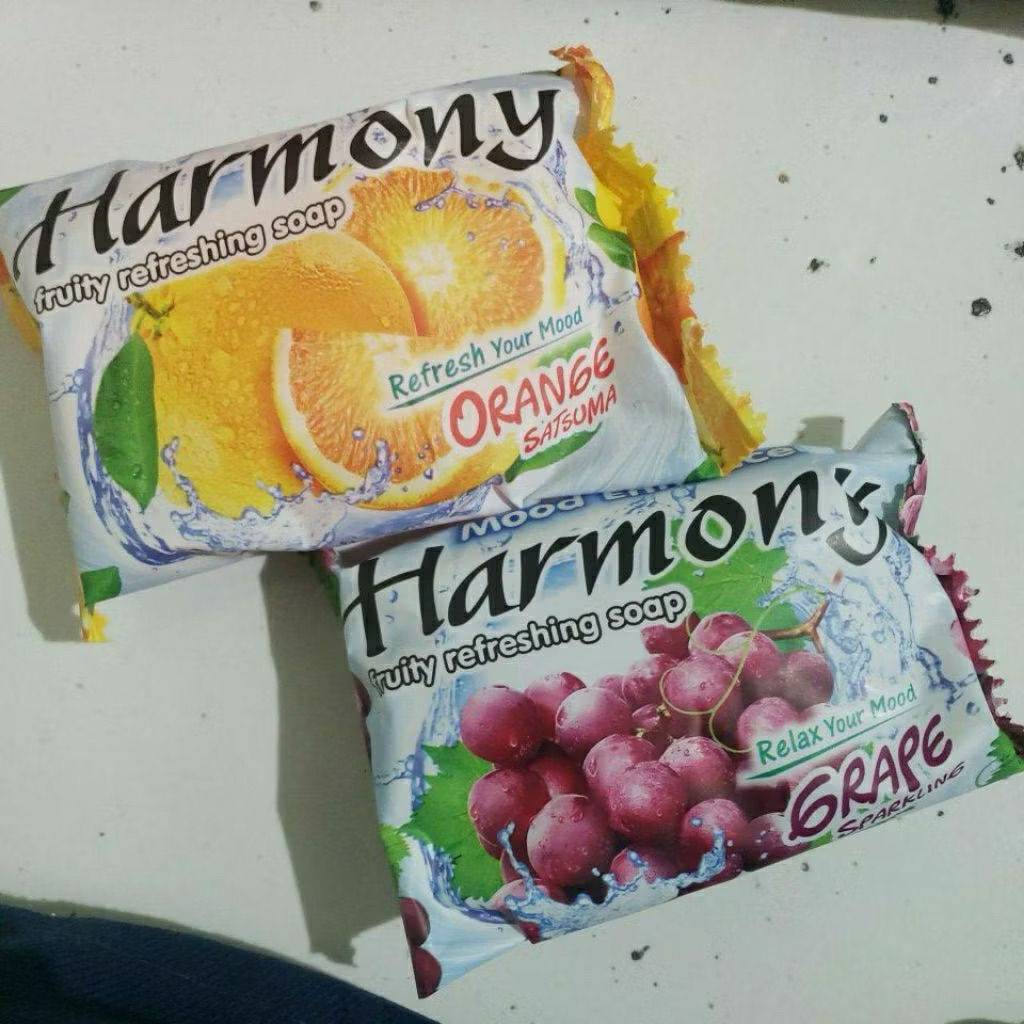 SABUN HARMONY FRUITY REFRESHING SOAP / SABUN HARMONY BUAH / SABUN HARMONY 70gr / SABUN MANDI HARMONY