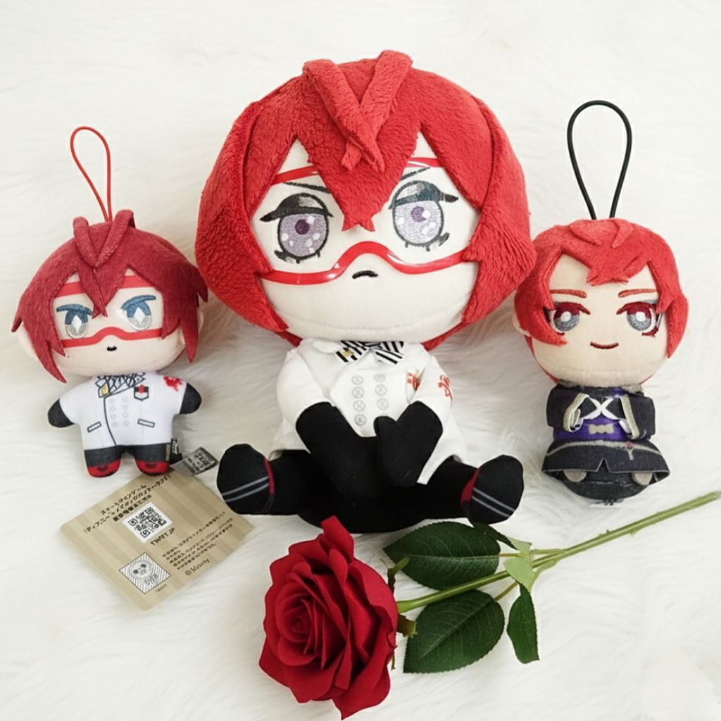 TWISTED WONDERLAND Official Plush Riddle Rosehearts Heartslabyul Doll Merch