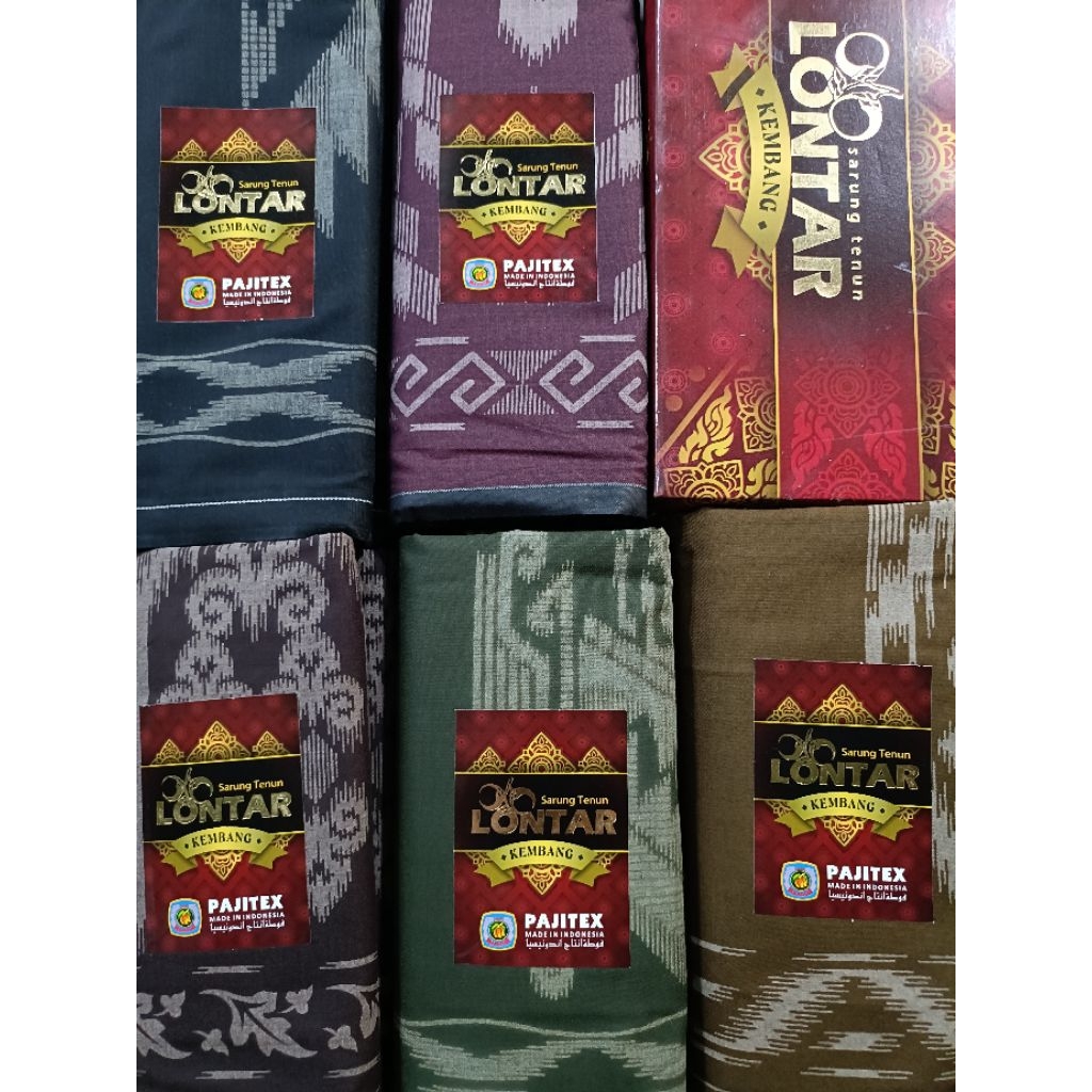 Sarung Tenun Lontar Kembang Dewasa. Harga Per 1 Pcs