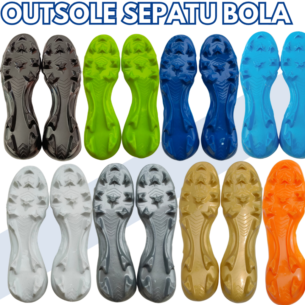 outsole septu bola dewasa / taplak bawah sepatu bola full bahan pvc kuat,lentur dan tahan lama.