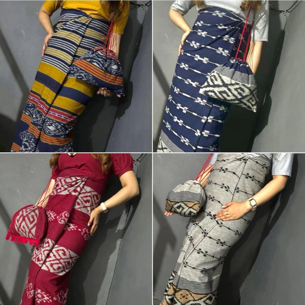 sarung tenun pria wanita motif sumba ntt toraja blanket